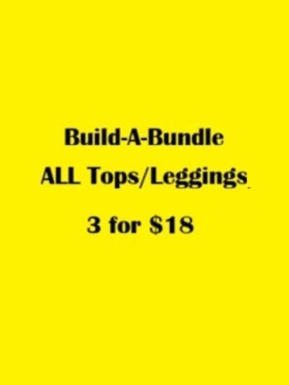 Build - A - Bundle